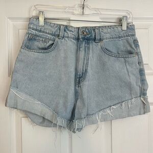 Blue Zara Jean Shorts
